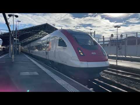 Departure SBB ICN (RABDe 500) to Rorschach in Lausanne! 