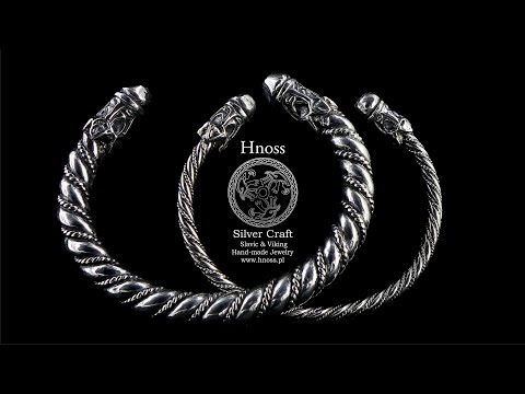 Svantevit Twisted Silver Bracelets by Hnoss Silver Craft