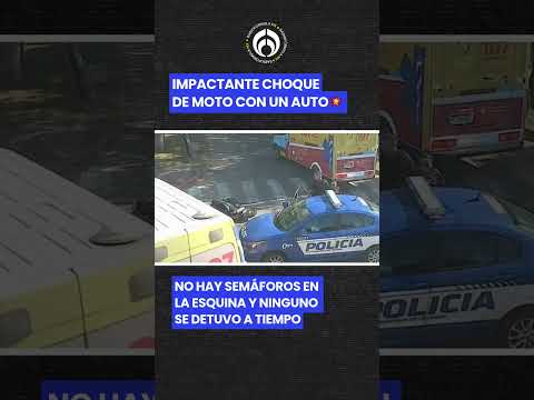 ¡Salieron volando! Brutal choque en Córdoba captado en video