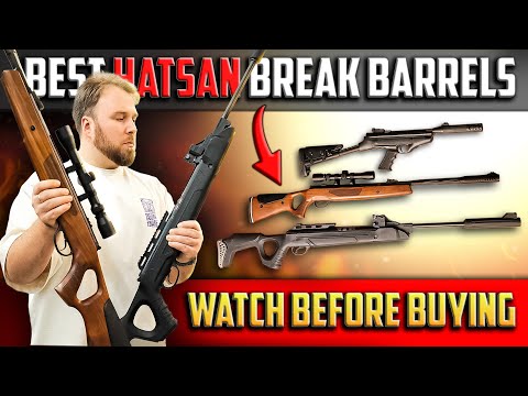 Top 3 Hatsan Break-Barrel Air Rifles — Real Shooting Test \u0026 Power Comparison(MOD 25, MOD 65, SF1250)