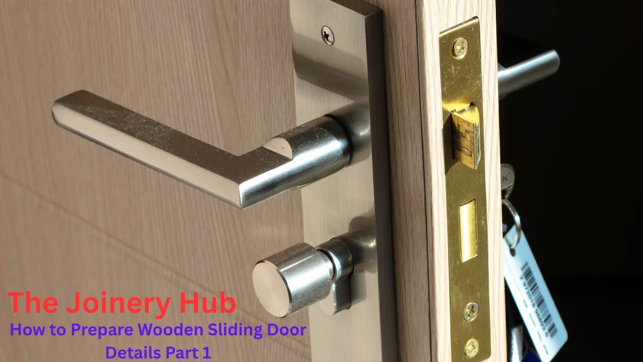 How to Prepare Wooden Sliding Door Details Part 1 @ The Joinery Hub