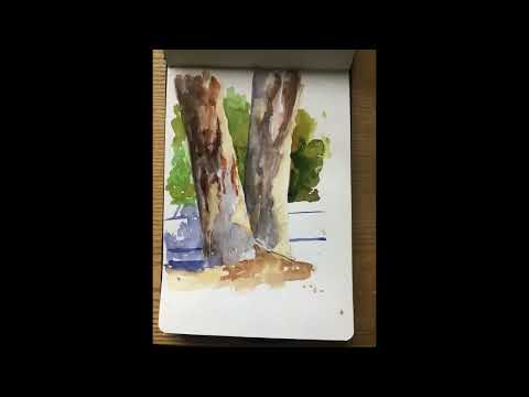 Thumbnail of Sketchbook of paintings from Kalymnos