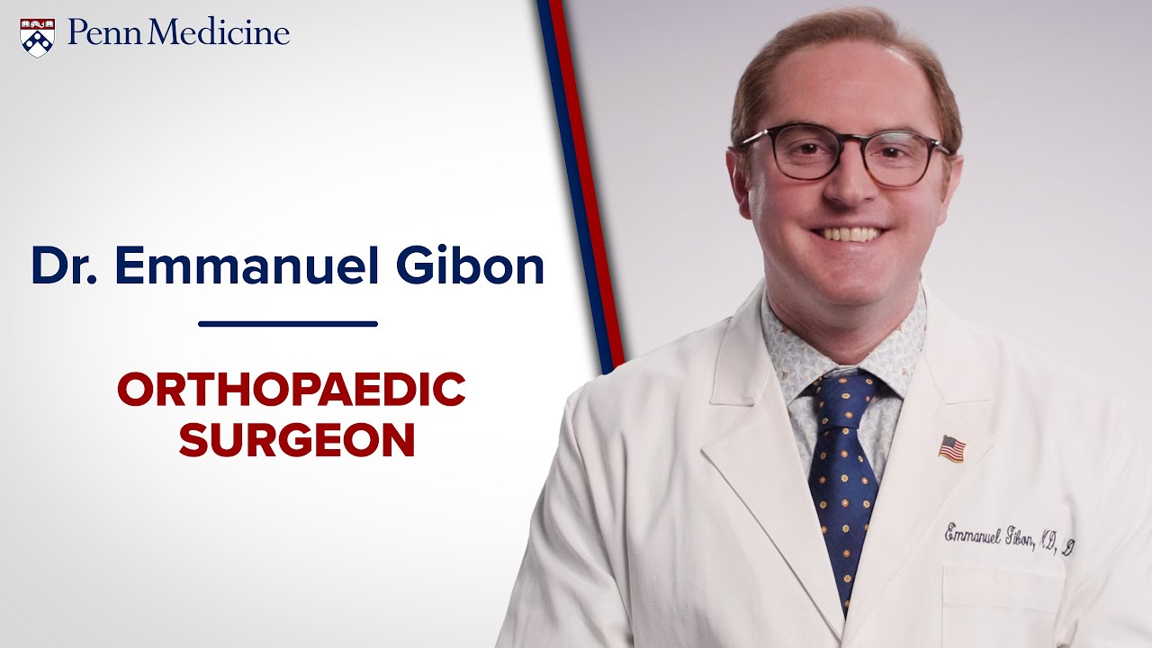 Watch video featuring Emmanuel Gibon, MD, PhD on YouTube