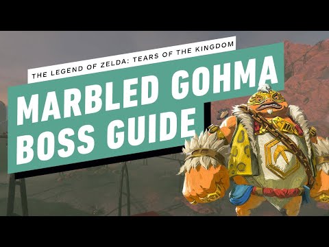 The Legend of Zelda: Tears of the Kingdom - Marbled Gohma Boss Gameplay Walkthrough