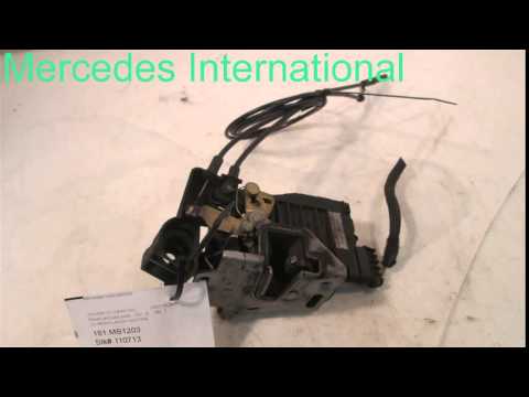 2003 Mercedes ML350 LH REAR LATCH 163TYPE - mbiparts.com Used OEM Mercedes Parts - Dismantler... OEM