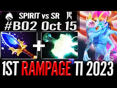 1st RAMPAGE of Ti 2023 - Insane Puck Mid Lane by TSpirit.Larl - GROUP STAGE Day 3
