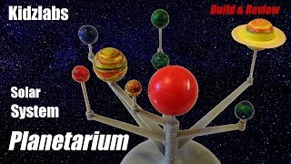 Kidzlabs Planetarium - Plastic Model Construction Kit - Build & Review
