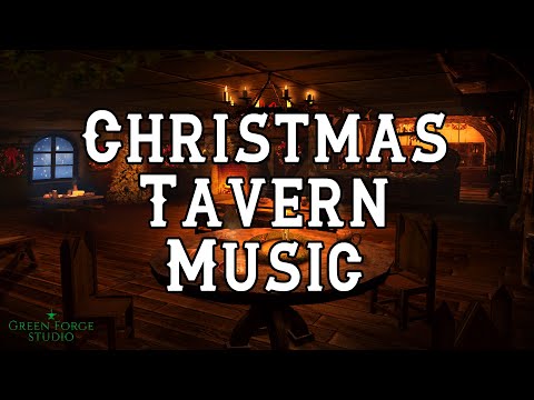 CHRISTMAS in a MEDIEVAL TAVERN 🎄🌟🎁🕯️🎅🏽 Magical Cozy Holiday Music & Ambience (1 Hour)!