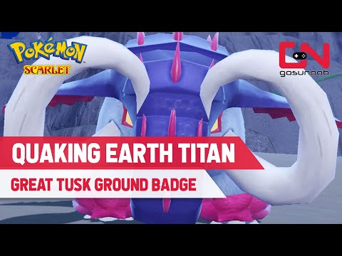How to Defeat Quaking Earth Titan Great Tusk in Pokemon Scarlet