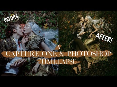 FAIRYTALE PHOTOSHOP TIMELAPSE - START TO FINISH - PHASE ONE