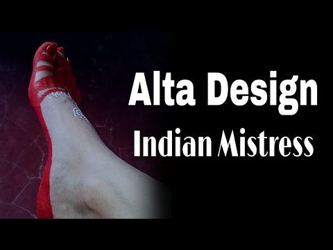 Beautiful alta designed Indian feet || Designing Hrithika