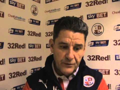 Reaction: Crawley Town boss John Gregory on 1-0 win over Walsall