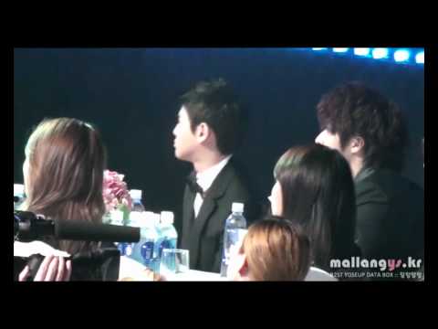 [Fancam] 120119 BEAST Yosoeb Dance - B1A4 Beautiful Target (So Cuteeeeeeee) @ 21st SEOUL MUSIC AWARD