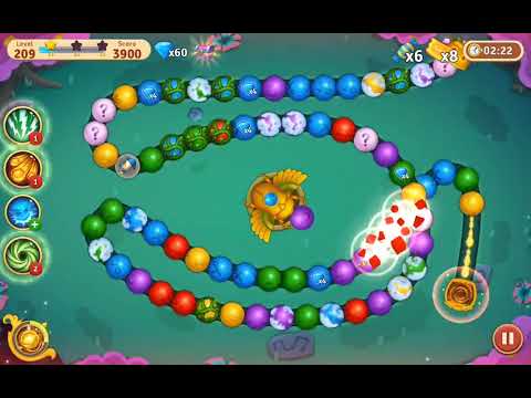 Jungle Marble Blast 2 Level 209