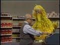 Classic Sesame Street Snuffy At The Supermarket 1976
