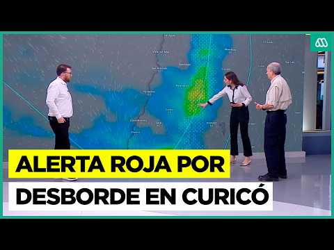 Senapred emite alerta roja preventiva en Molina y Curicó por desborde