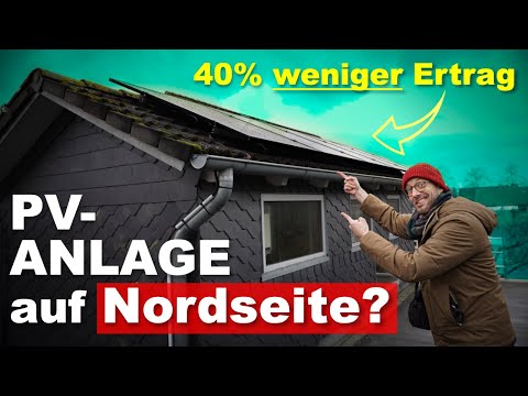 Photovoltaics are far too cheap! Is it even worthwhile to install a solar system on the north sid...