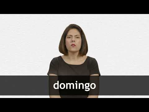How to pronounce DOMINGO in European Spanish