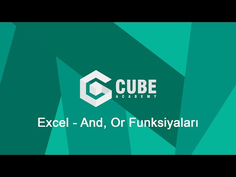 Excel - And, Or  Funksiyaları