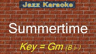 JazzKara  "Summertime" (Key=Gm (Bb))