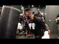 CHRIS COLBERT SMASHES THE HEAVY BAG AHEAD OF WBA 130 POUND TITLE ELIMINATOR VS HECTOR GARCIA