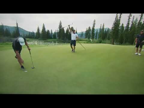 Aaron Rodgers game winning putt in Capital One's The Match