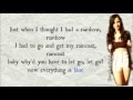 Alyssa Shouse- Rainbow (WITH LYRICS ON ...