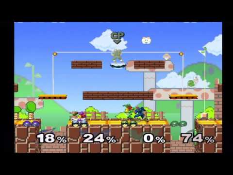 Super Smash Bros. Melee- CPU Level 9 Team Match 3