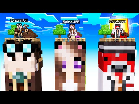 GIOCO A MINECRAFT CON 1 SOLO CHUNK CON I MIEI AMICI!!