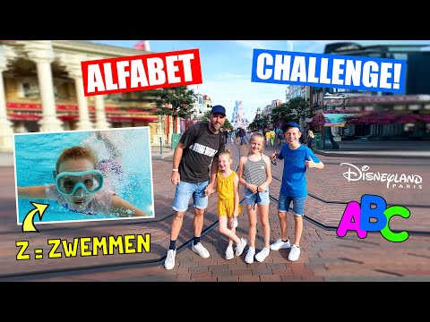 ABC ALFABET CHALLENGE in DISNEYLAND!! ♥DeZoeteZusjes♥