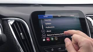 How to reset your settings on a Chevrolet MyLink radio.