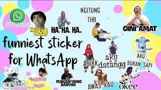 Download lagu Funniest sticker WA ll Stiker Whatsapp ll stiker Lucu 2025 mp3