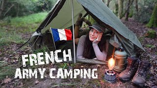 French Army Camping 🫡 1993 F2 Military Tent & French Ration Pack