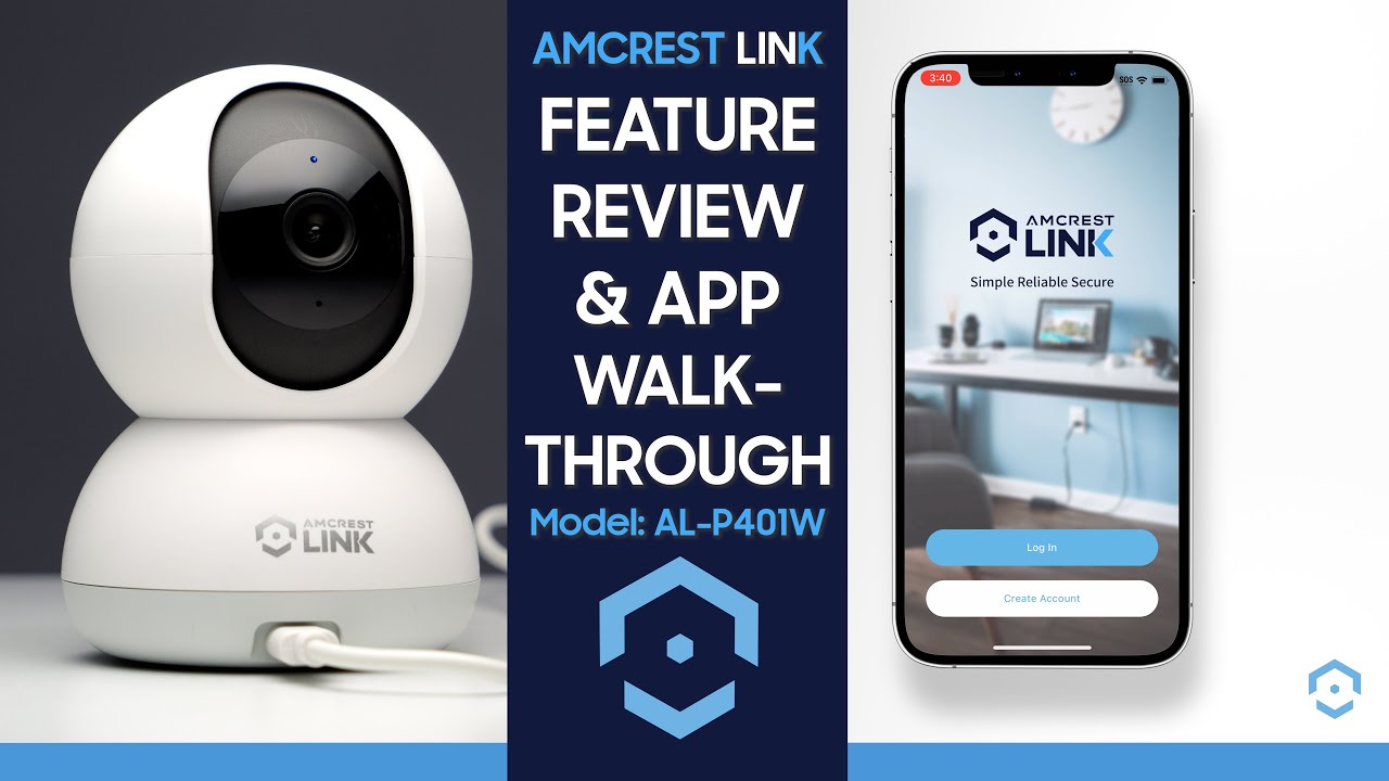 Amlink Indoor Wi-Fi Pan/Tilt Home Security Camera