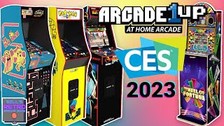 Arcade1up CES 2023 reveals. Deluxe Models, Casinocades and Game Boards!