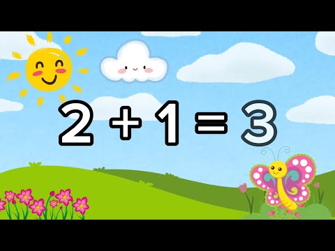 Adição para crianças- tabuada de adição do 2 | Tabuada lúdica