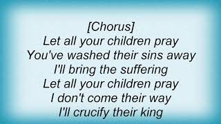Iced Earth - Crucify The King Lyrics