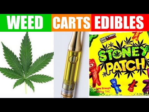 Weed Vs Edibles Vs Carts