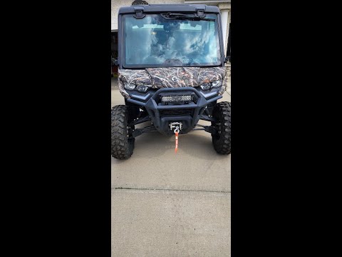 Can Am Defender light bar Installation