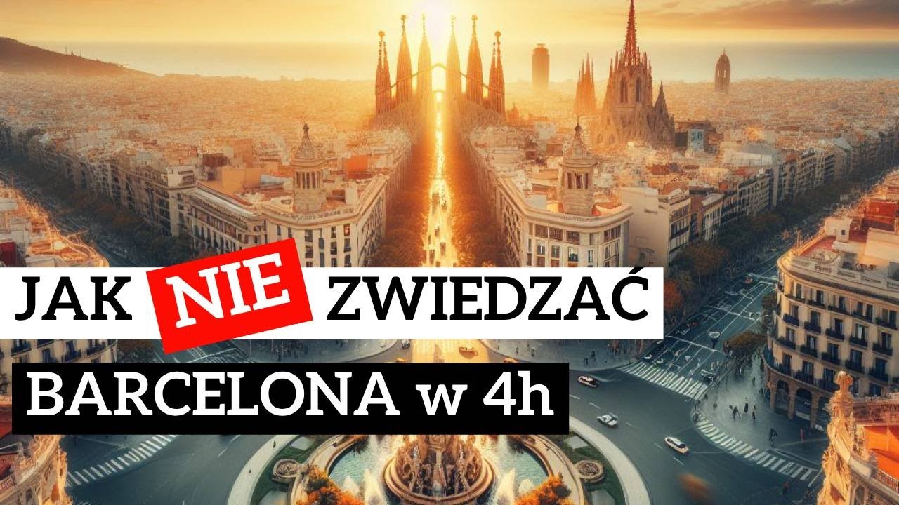 EKSPRESOWE zwiedzanie BARCELONY w jeden dzień 🇪🇸
