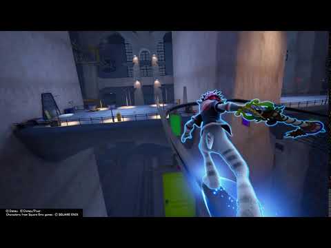 KINGDOM HEARTS III Cutscenes | Monstropolis | 144