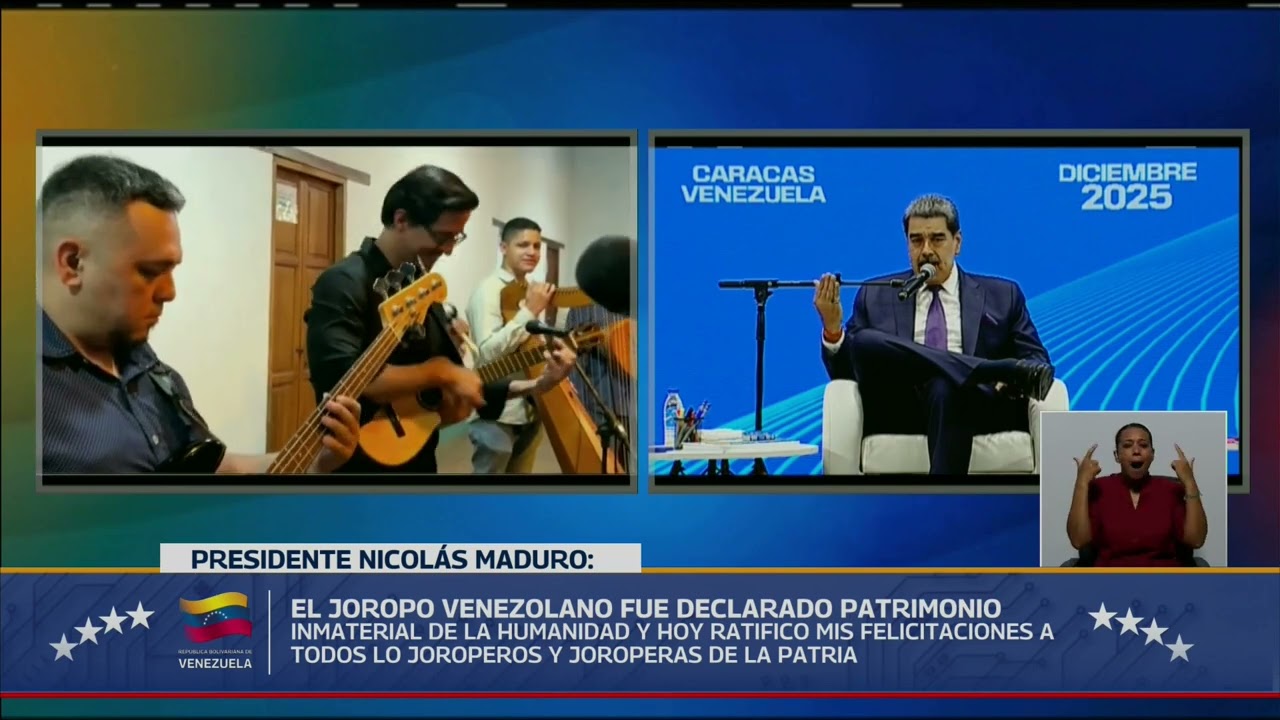 Maduro felicita a joroperos de Venezuela por declaración de Unesco como Patrimonio de la Humanidad