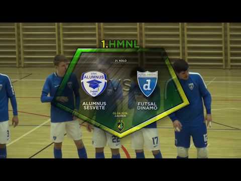 ALUMNUS vs FUTSAL DINAMO 3:6 (21. kolo, 1. HMNL 18/19)