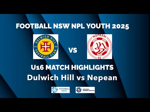 U16 NPL2 2025 R25: Dulwich Hill v Nepean Football Highlights #footballhighlights