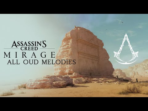 Assassins Creed Mirage Valley of Memory AlUla Basim playing all Oud melodies (1 HOUR)
