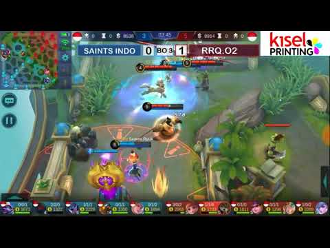 MOBILE LEGENDS ESPORT MAKASSAR RRQ O2 VS SAINTS INDO MATCH 2