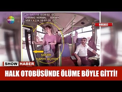 Halk otobüsünde ölüme böyle gitti!