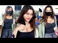 Dabangg 4 Actress Saiee Manjrekar Looks HOT At Airport With Mother Mahesh Manjrekar Daughter
