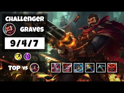 Graves 11.24 S11 Gameplay Challenger Top (9/4/7) - KOREAN