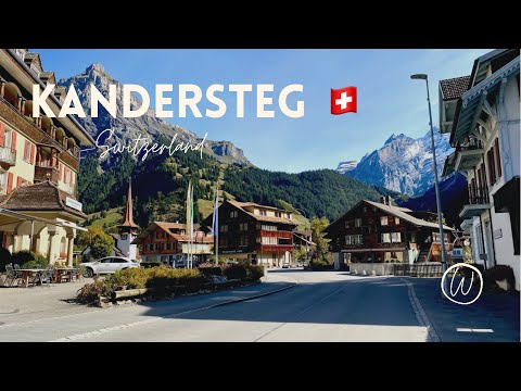 Driving through the Alpine Village | Kandersteg |🇨🇭 Switzerland 🇨🇭